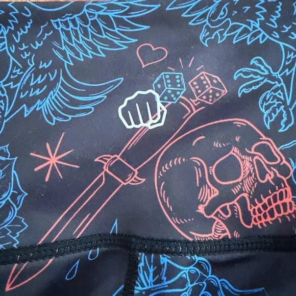 Feed Me Fight Me FMFM Full Length Leggings - Picture 3 of 5